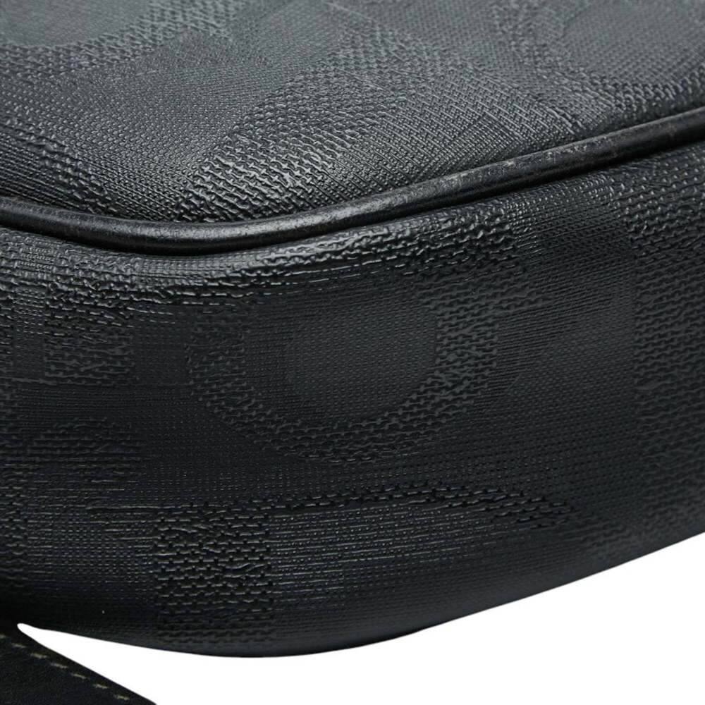 CHRISTIAN DIOR Black Leather Trotter Shoulder Bag - Picture 6 of 9